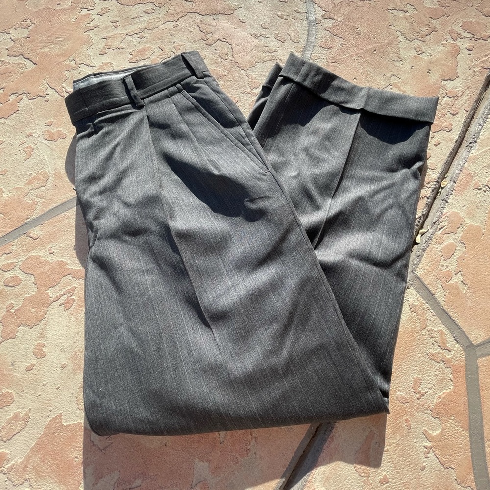 Dress Pants Hemmed Size 32 Gray